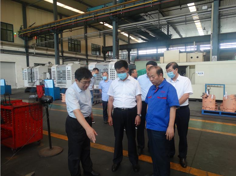 山东省工信厅领导到B体育(中国)调研指导工作